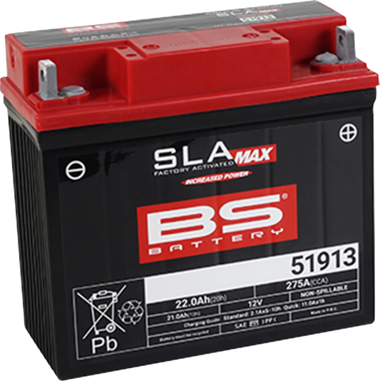 SLA MAX Factory- Activated AGM Maintenance-Free Battery