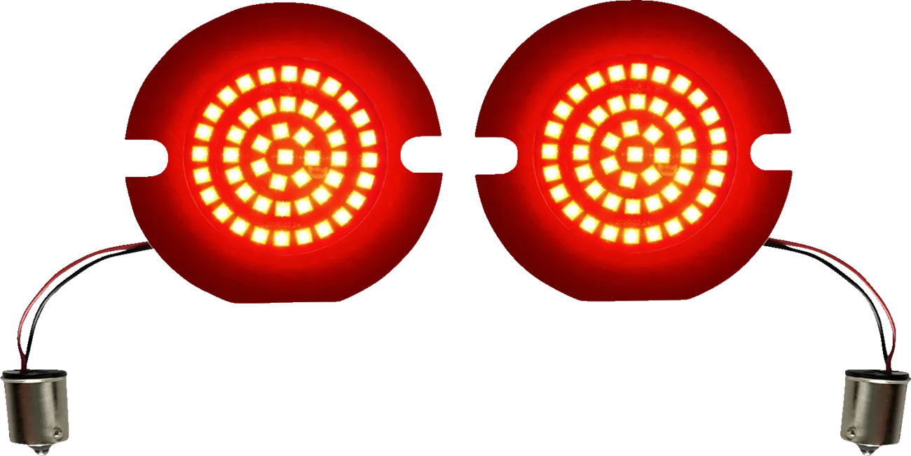 Genesis® 4 Solid Red Flat Rear Turn Signal Insert