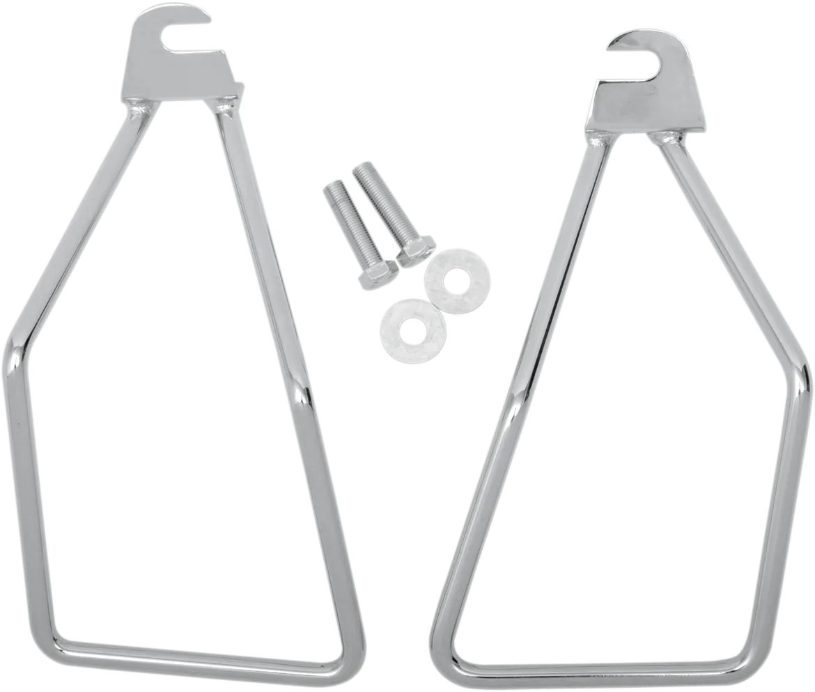 Chrome Saddlebag Support Brackets