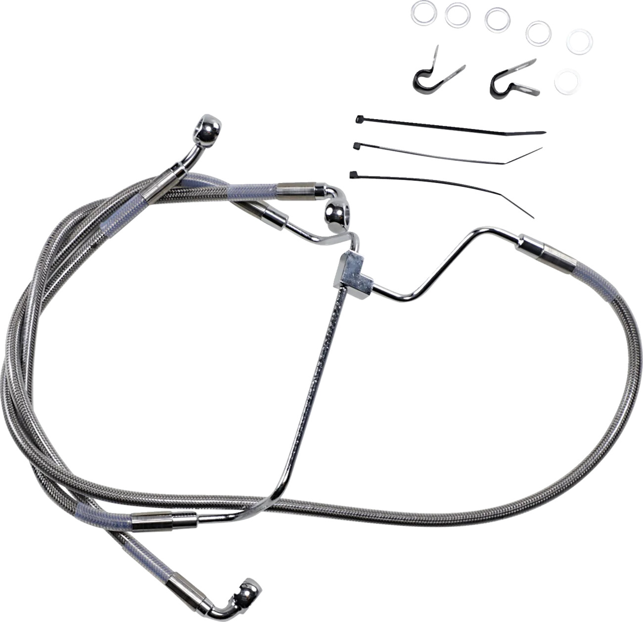 Extended Length Stainless Steel Brake Line Kit