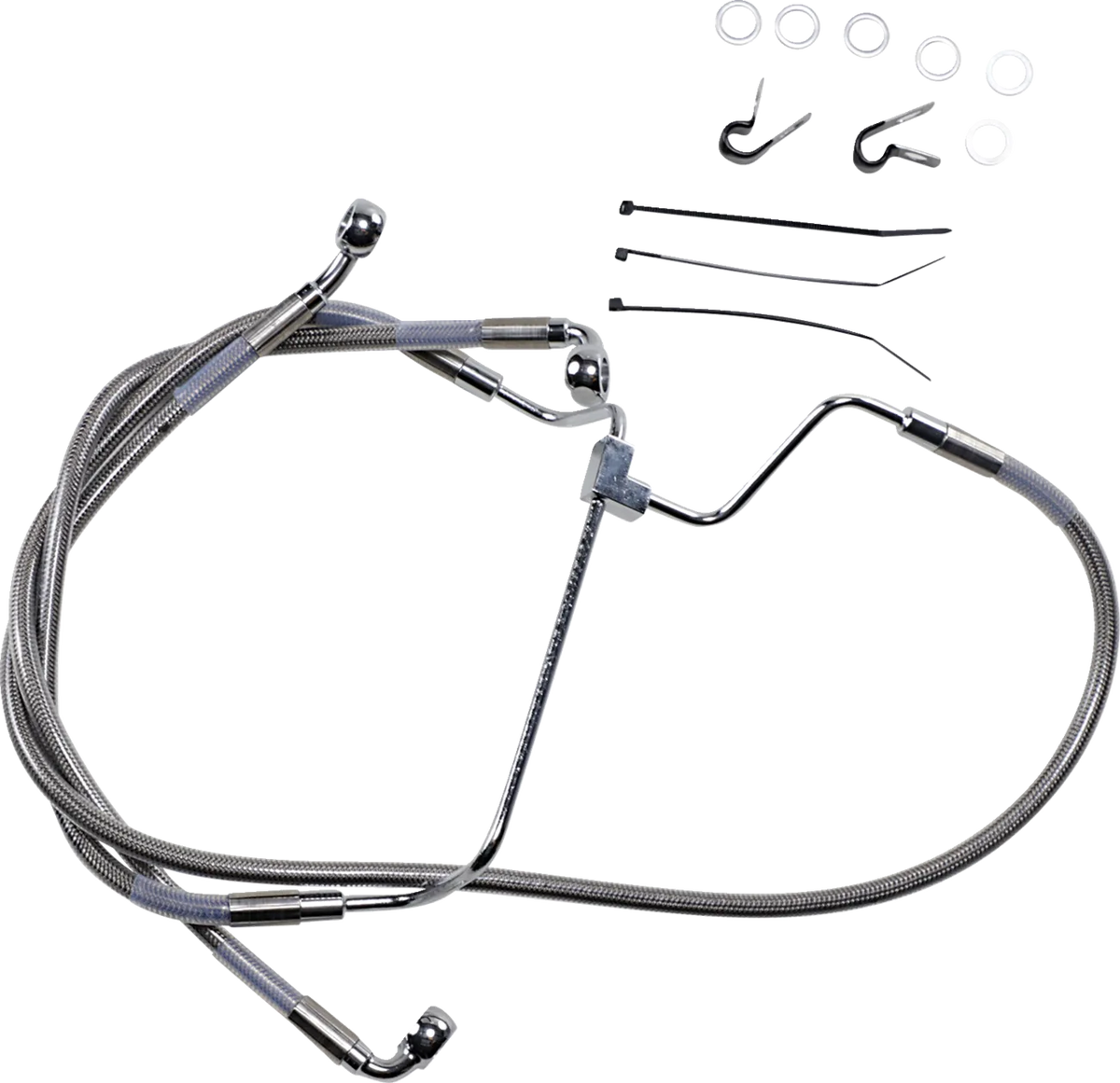 Extended Length Stainless Steel Brake Line Kit
