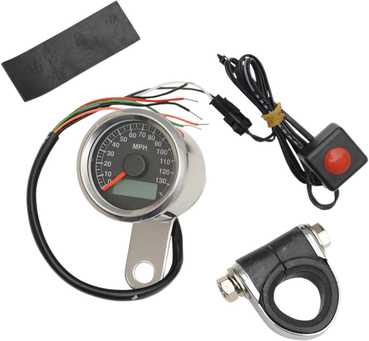 Programmable Mini Electronic Speedometer with Odometer/Tripmeter
