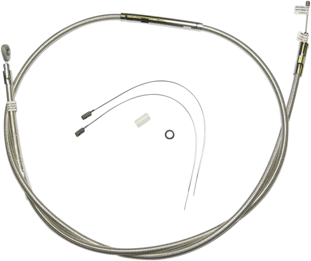 High-Efficiency Polished Stainless Clutch Cable