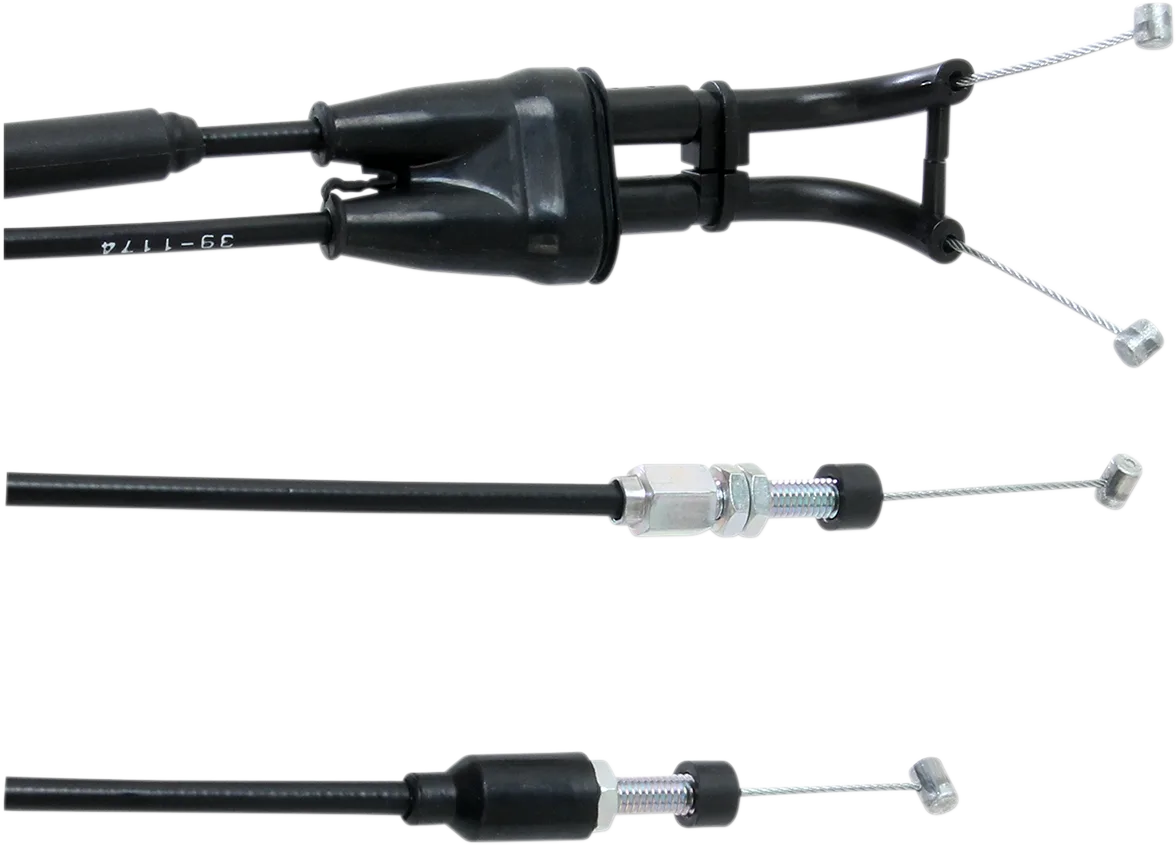 Black Vinyl Throttle Cable