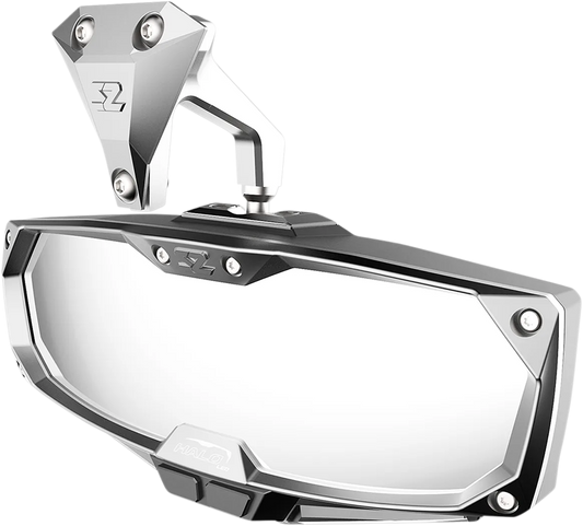 Halo R Rear View Mirror with Cast Aluminum Bezel/LED Cabin Light - Maverick X3