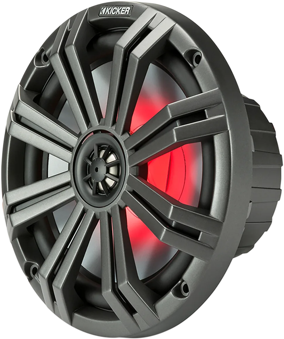 All-Weather Coaxial Speakers with LED Lighting
