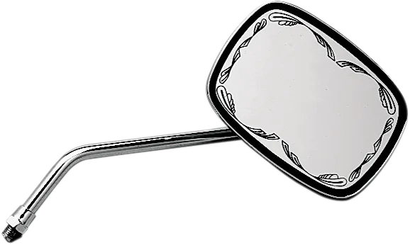 Die-Cast Scrolled Mirror