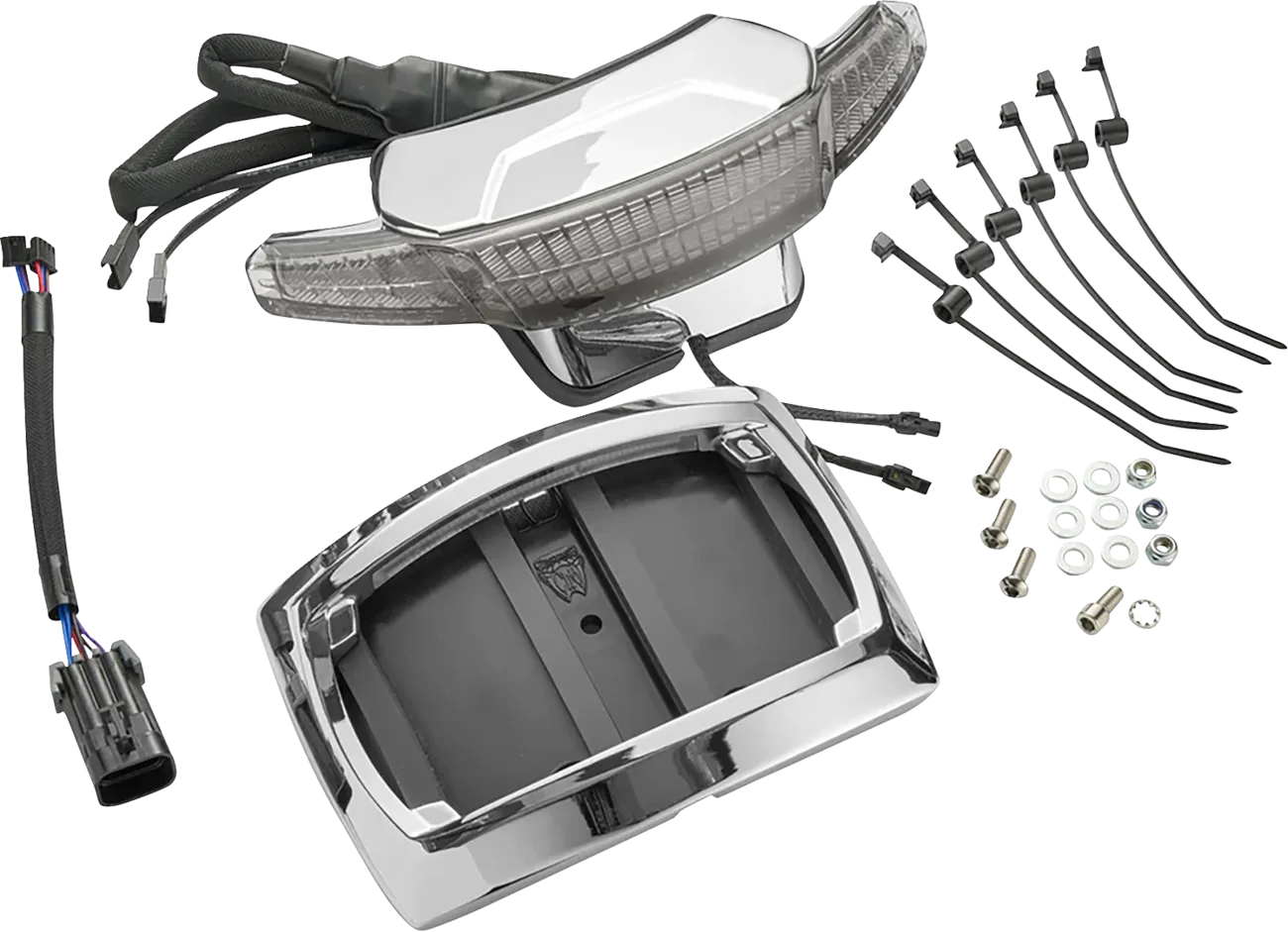 Latitude Taillight and License Plate Mount with Lightstrike®
