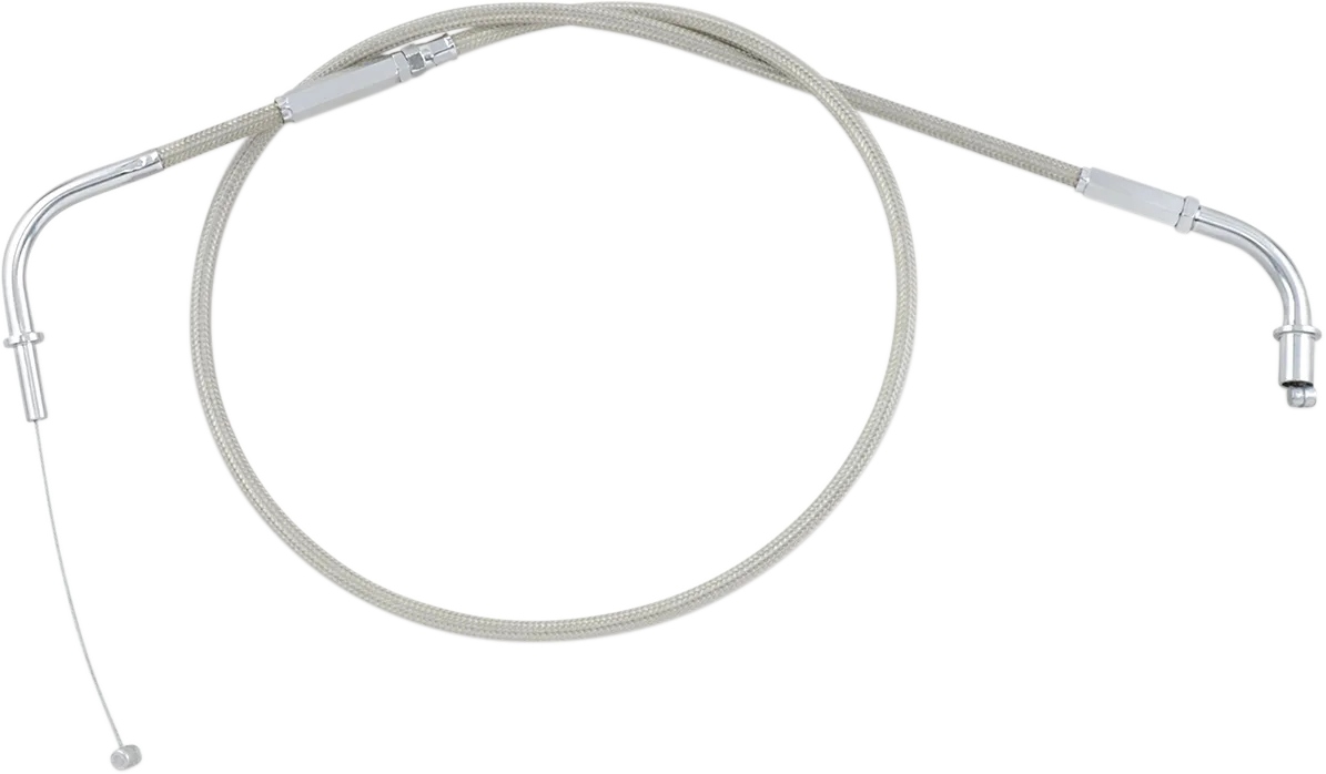 Armor Coat Stainless Steel Throttle/Idle Cable for Cruisers