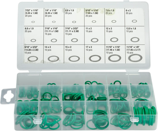 Universal Metric and SAE 270-Piece O-Ring Assortment