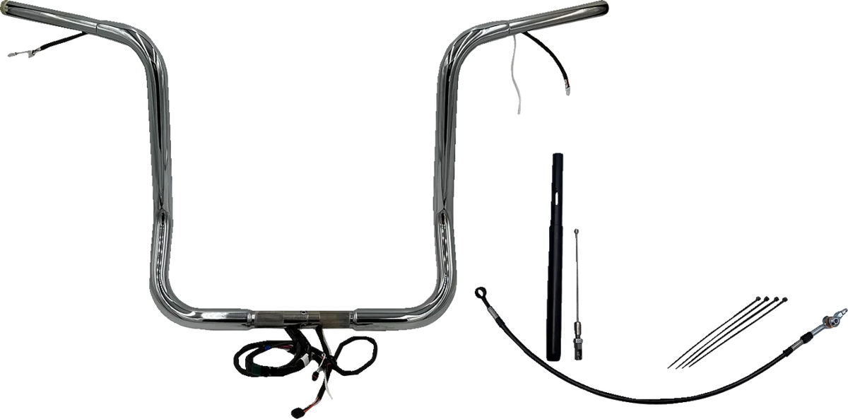 EZ Install Wired 1-1/4" Round Top Handlebar Kit