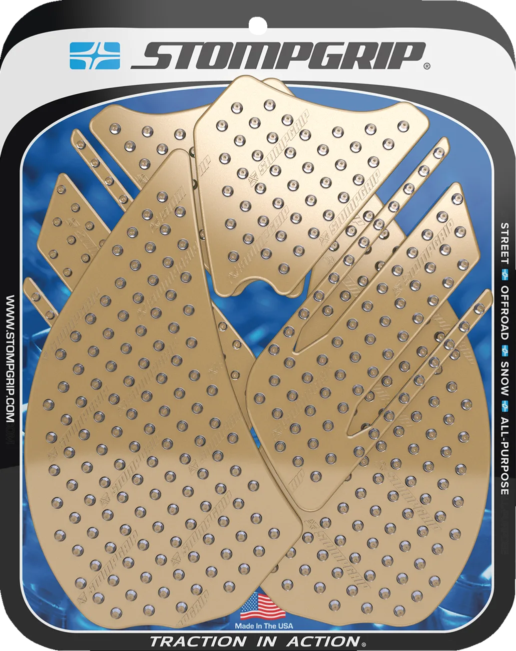 Volcano Profile Traction Pad Tank Grips