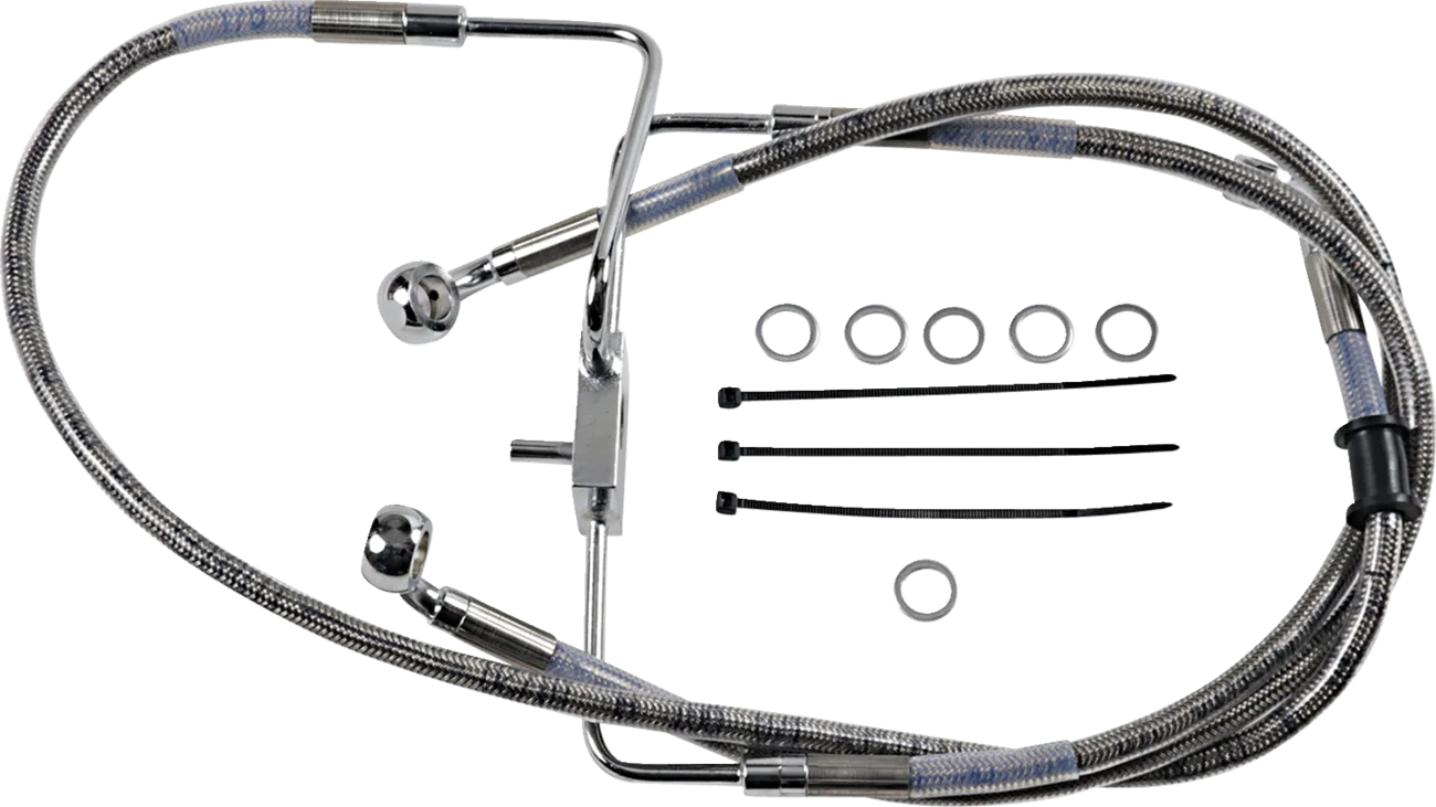 Extended Length Stainless Steel Brake Line