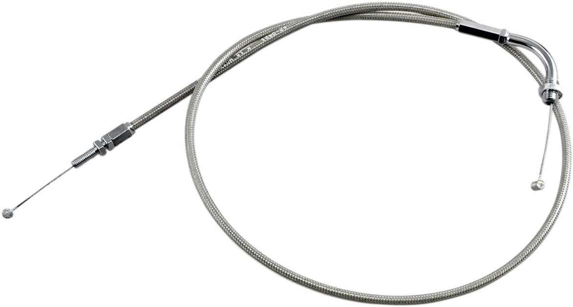 Armor Coat Stainless Steel Throttle/Idle Cable for Cruisers