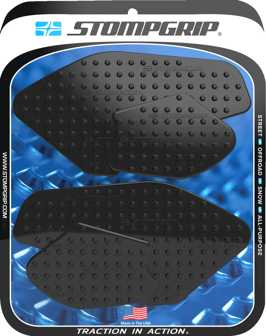 Volcano Profile Traction Pad Tank Grips