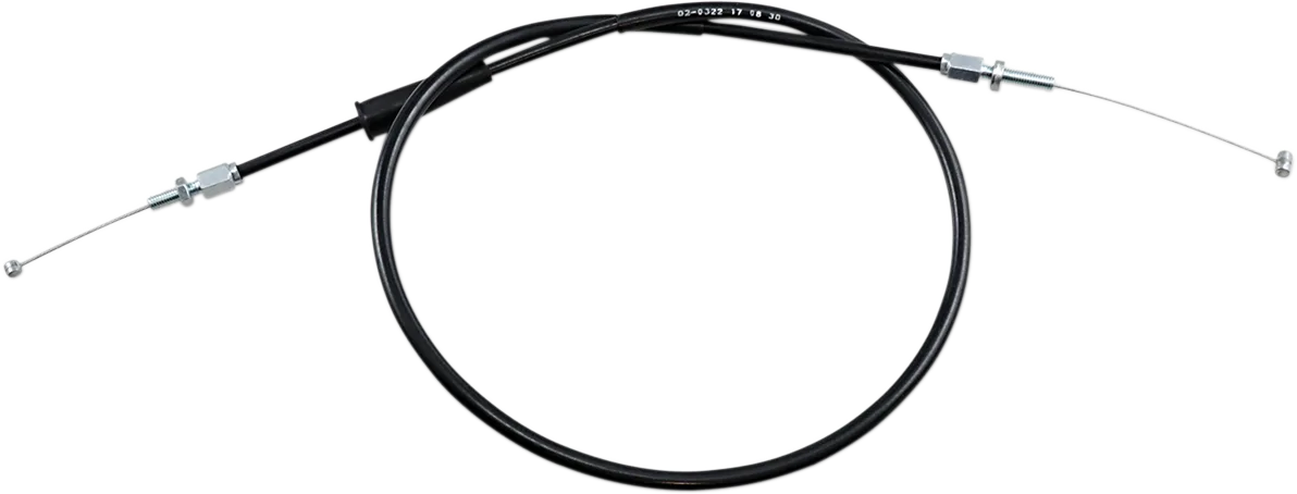 Black Vinyl Throttle Cable