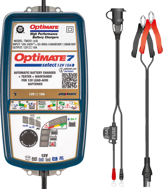 OptiMate™ 7 Select Battery Charger and Maintainer