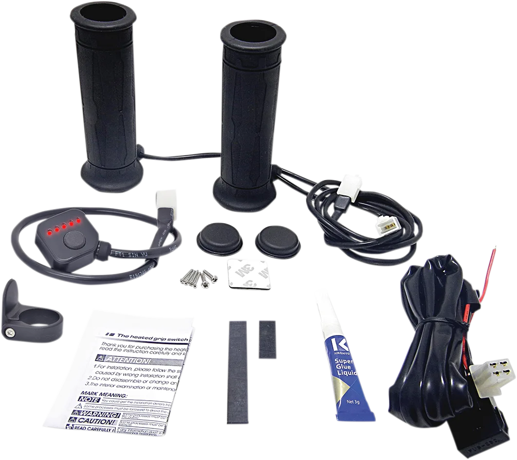 5 Level Twist Throttle Heated Grips