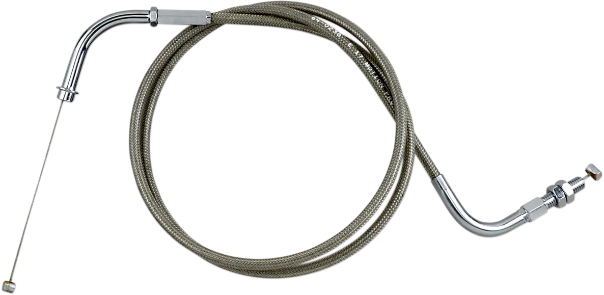 Armor Coat Stainless Steel Throttle/Idle Cable for Cruisers