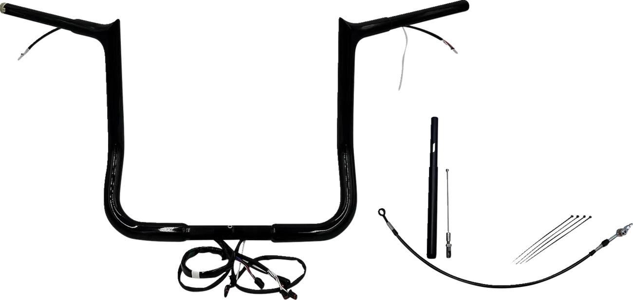 EZ Install Wired 1-1/4" Pointed Top Handlebar Kit