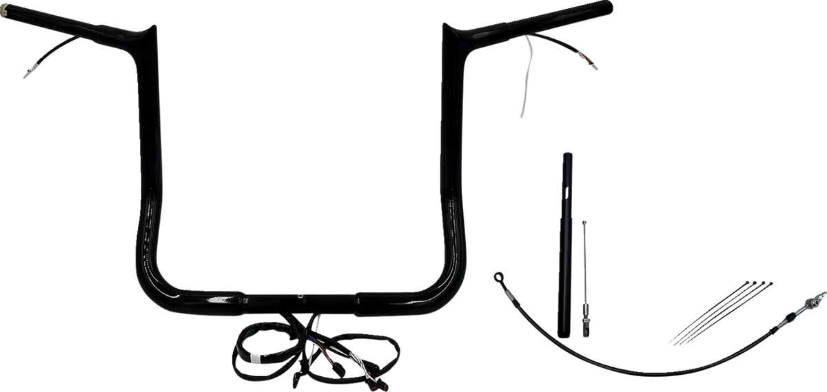 EZ Install Wired 1-1/4" Pointed Top Handlebar Kit