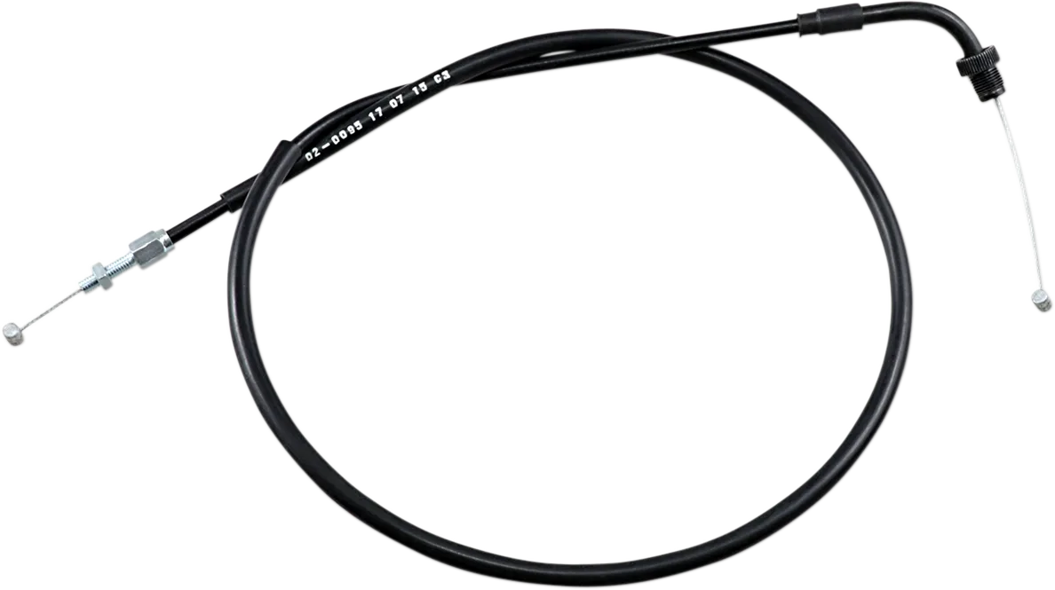 Black Vinyl Throttle Cable