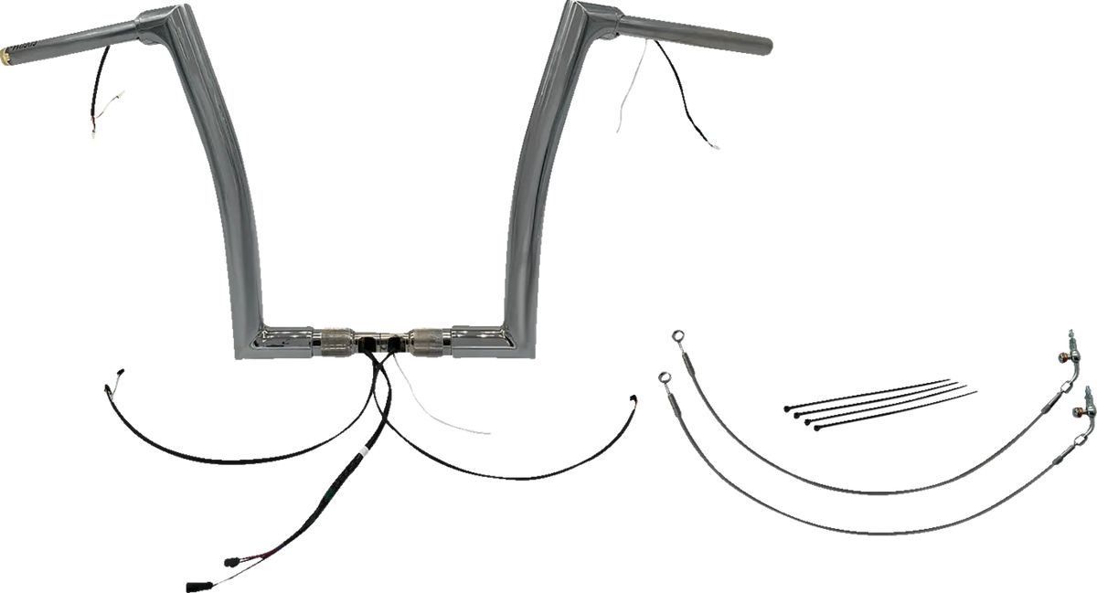 EZ Install Wired 1-1/2" Flat Top Handlebar Kit