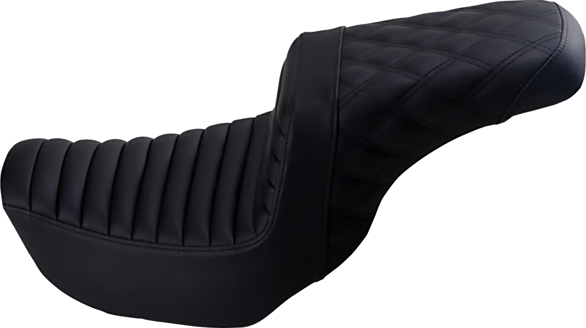 Step-Up Seat — Front Tuck-n-Roll/Rear Lattice Stitch