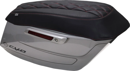 Deluxe Diamond Saddlebag Lid Covers