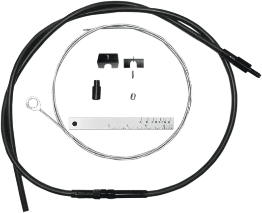 BYO™ Build Your Own™ Clutch Cable Kit - 80" - Sportster/Touring/Trike - Black Vinyl