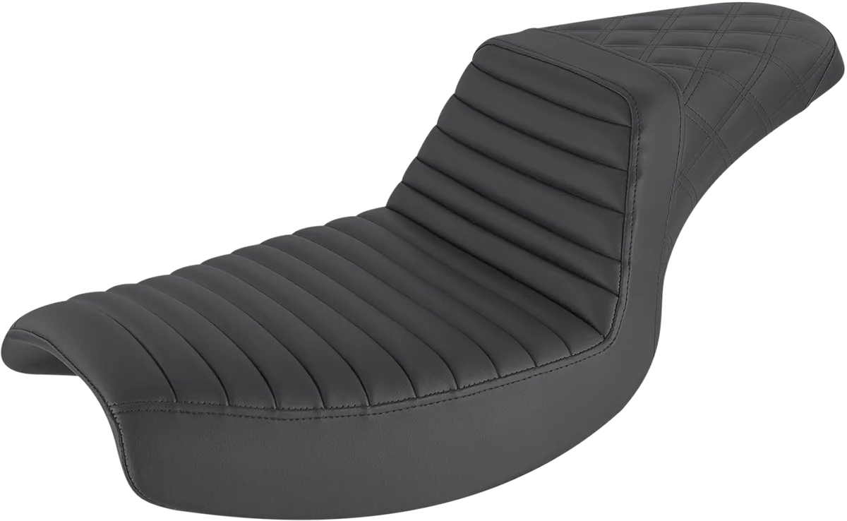 Step-Up Seat — Front Tuck-n-Roll/Rear Lattice Stitch