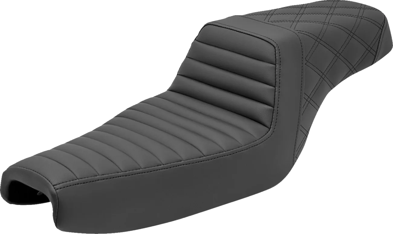 Step-Up Seat — Front Tuck-n-Roll/Rear Lattice Stitch