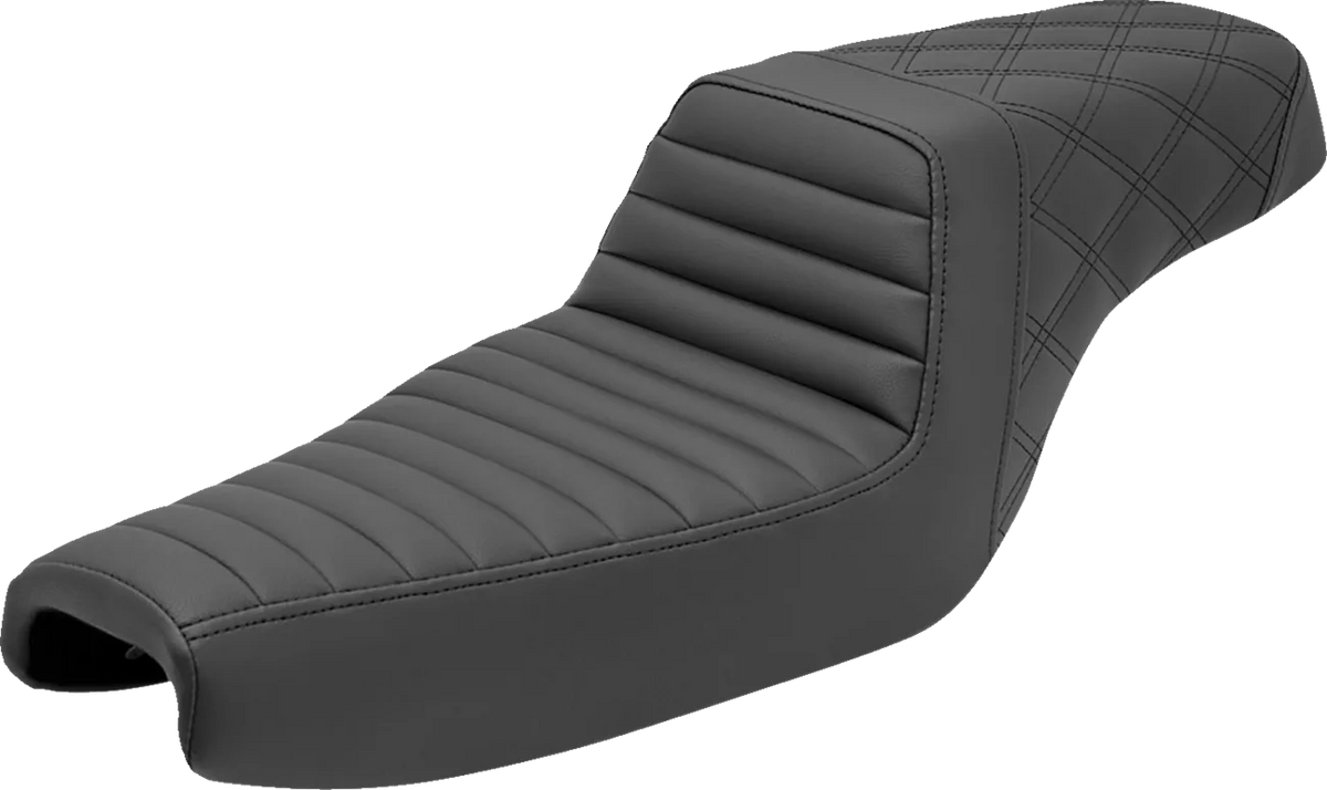 Step-Up Seat — Front Tuck-n-Roll/Rear Lattice Stitch