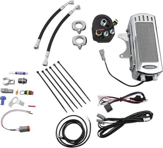 Side Mount Oil Cooler with Fan Kit