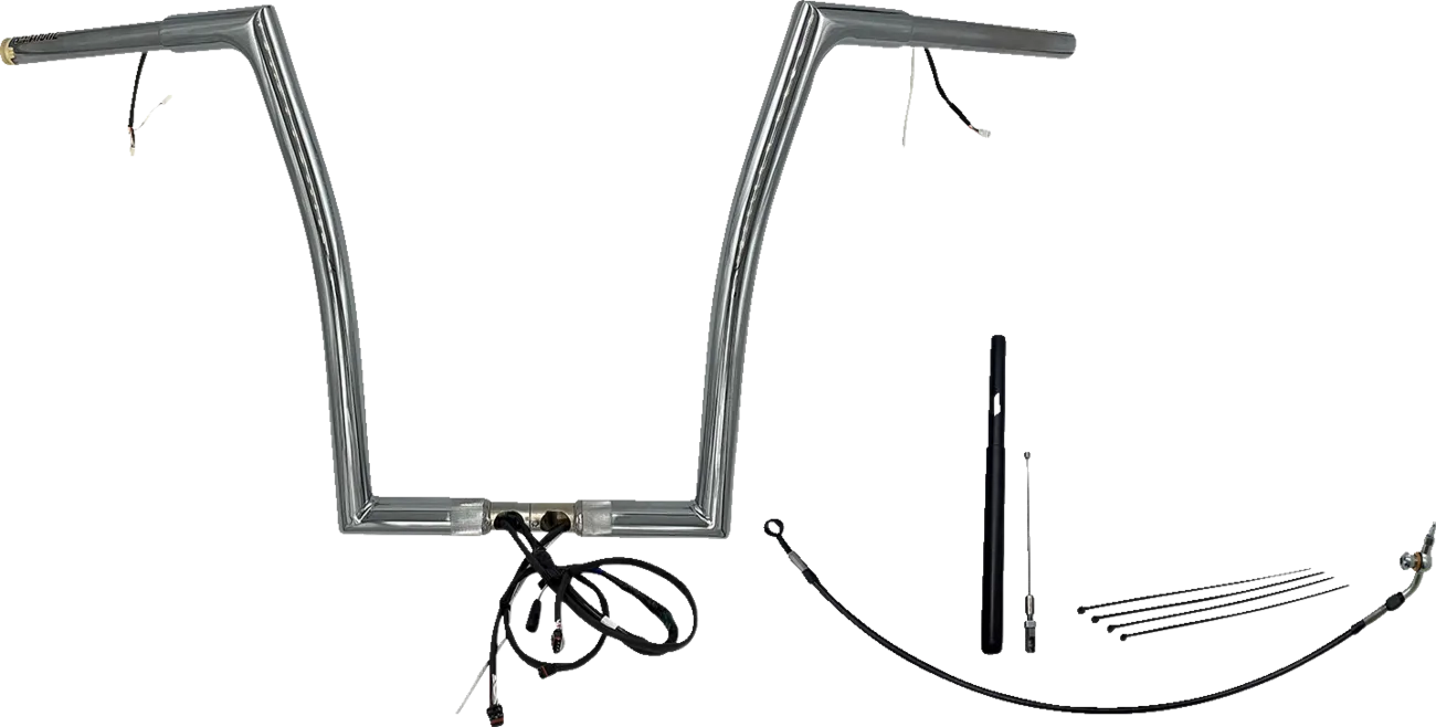 EZ Install Wired 1-1/4" Flat Top Handlebar Kit