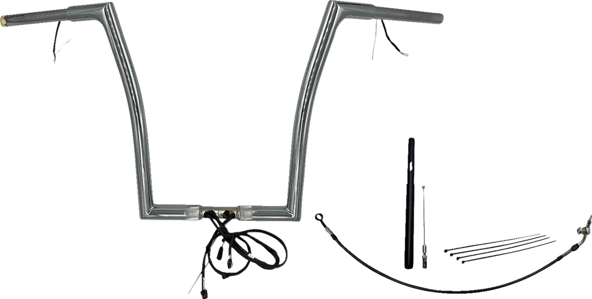 EZ Install Wired 1-1/4" Flat Top Handlebar Kit