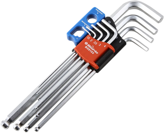Extra Long Magnetic Hex Key Set