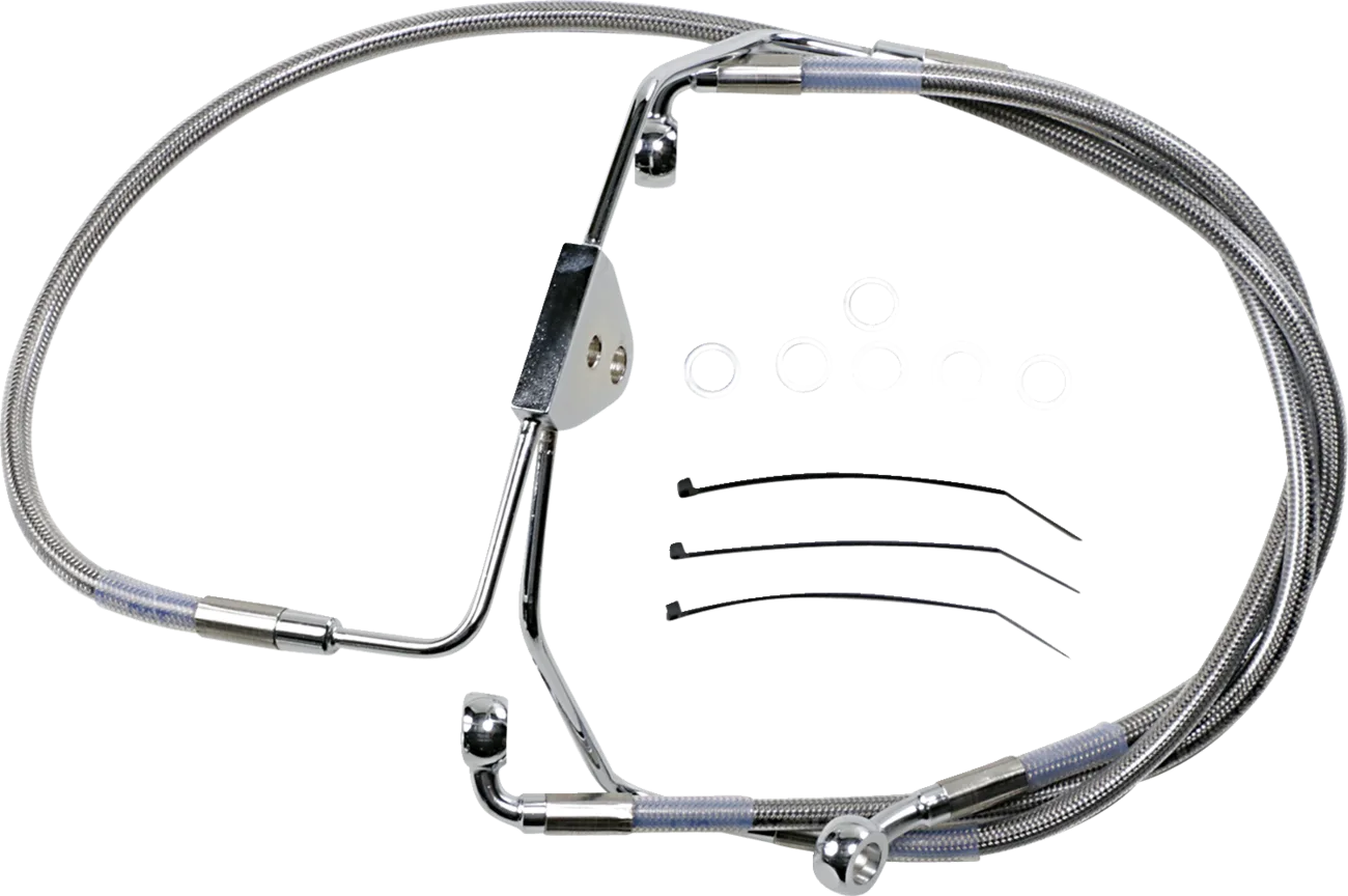 Extended Length Stainless Steel Brake Line Kit