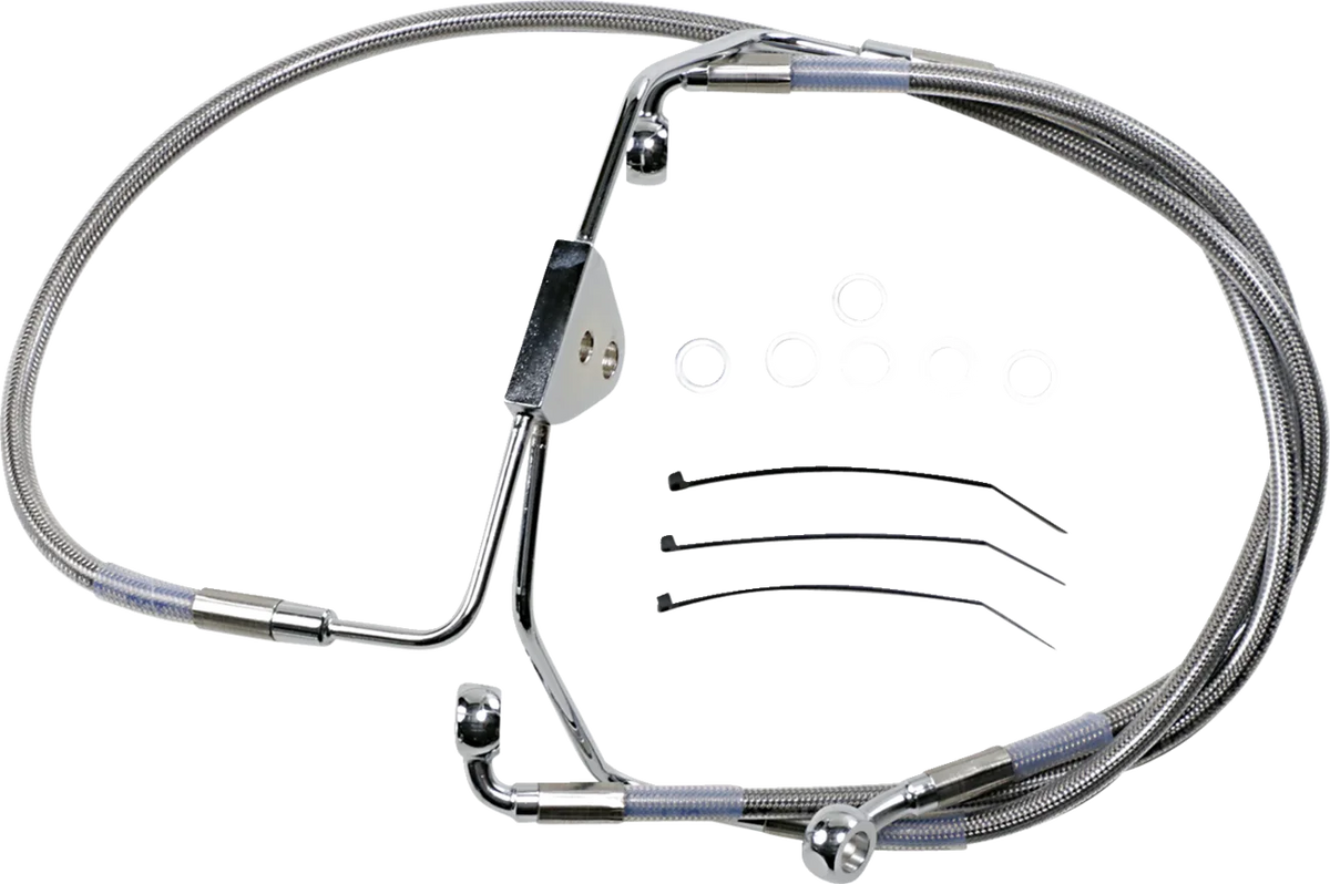 Extended Length Stainless Steel Brake Line Kit