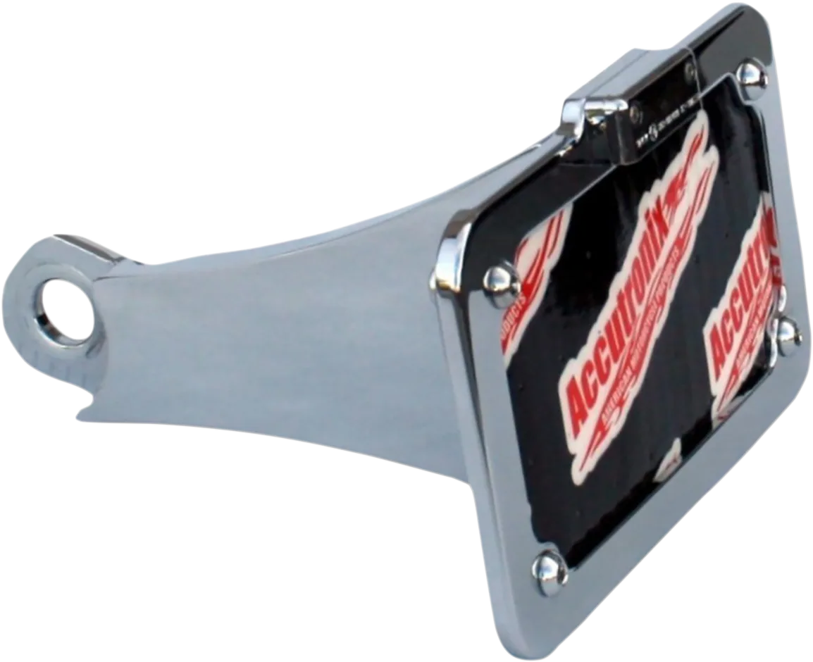 Side Mount License Plate with LED Tag Light