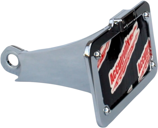 Side Mount License Plate with LED Tag Light