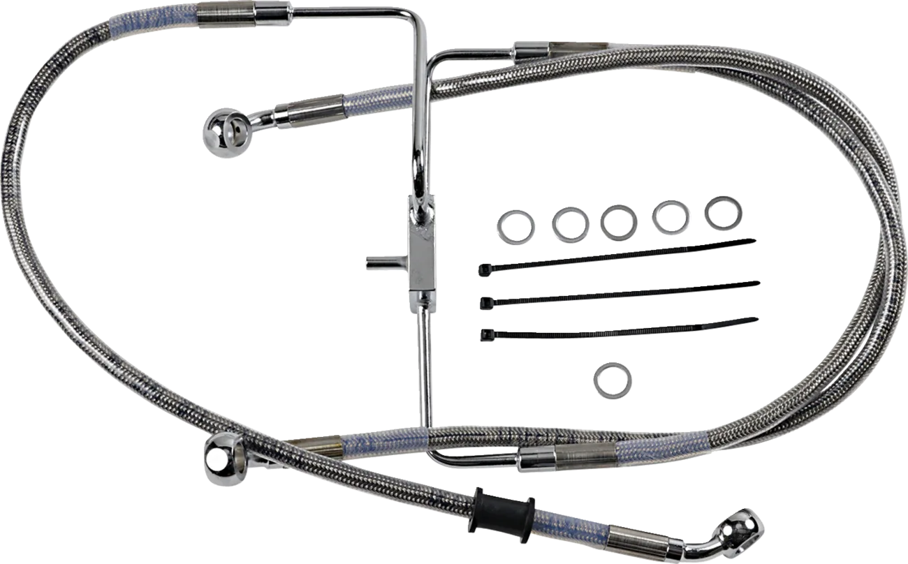 Extended Length Stainless Steel Brake Line