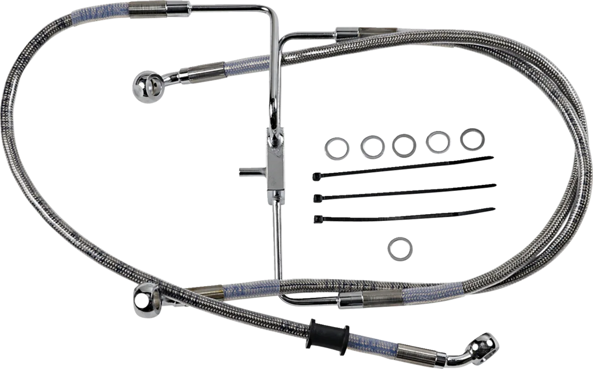 Extended Length Stainless Steel Brake Line