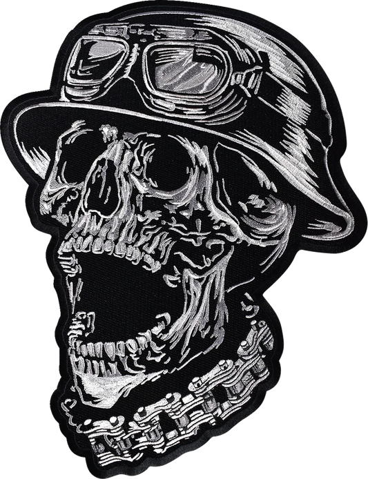 FTW Helmet Skull Embroidered Patch