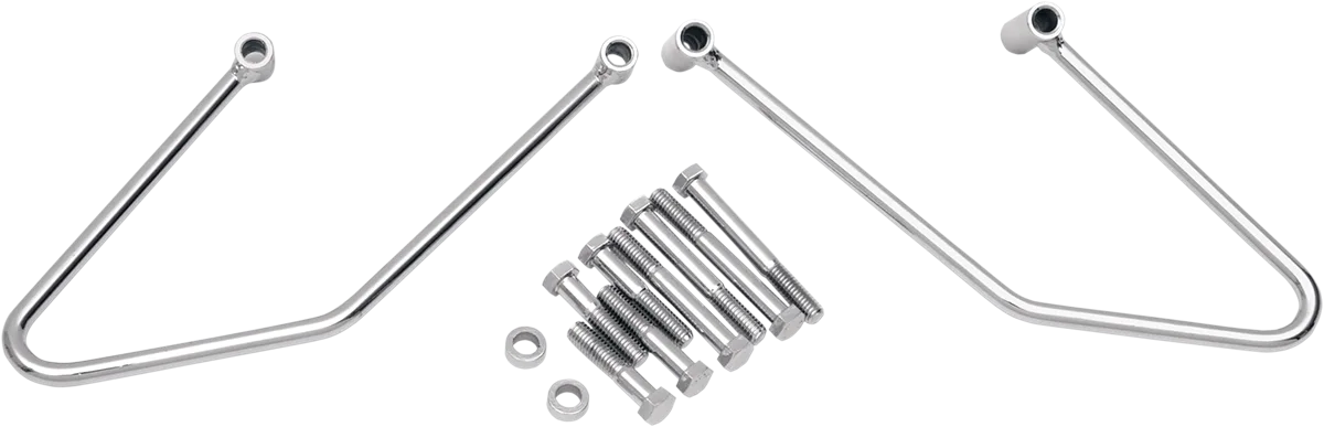 Chrome Saddlebag Support Brackets