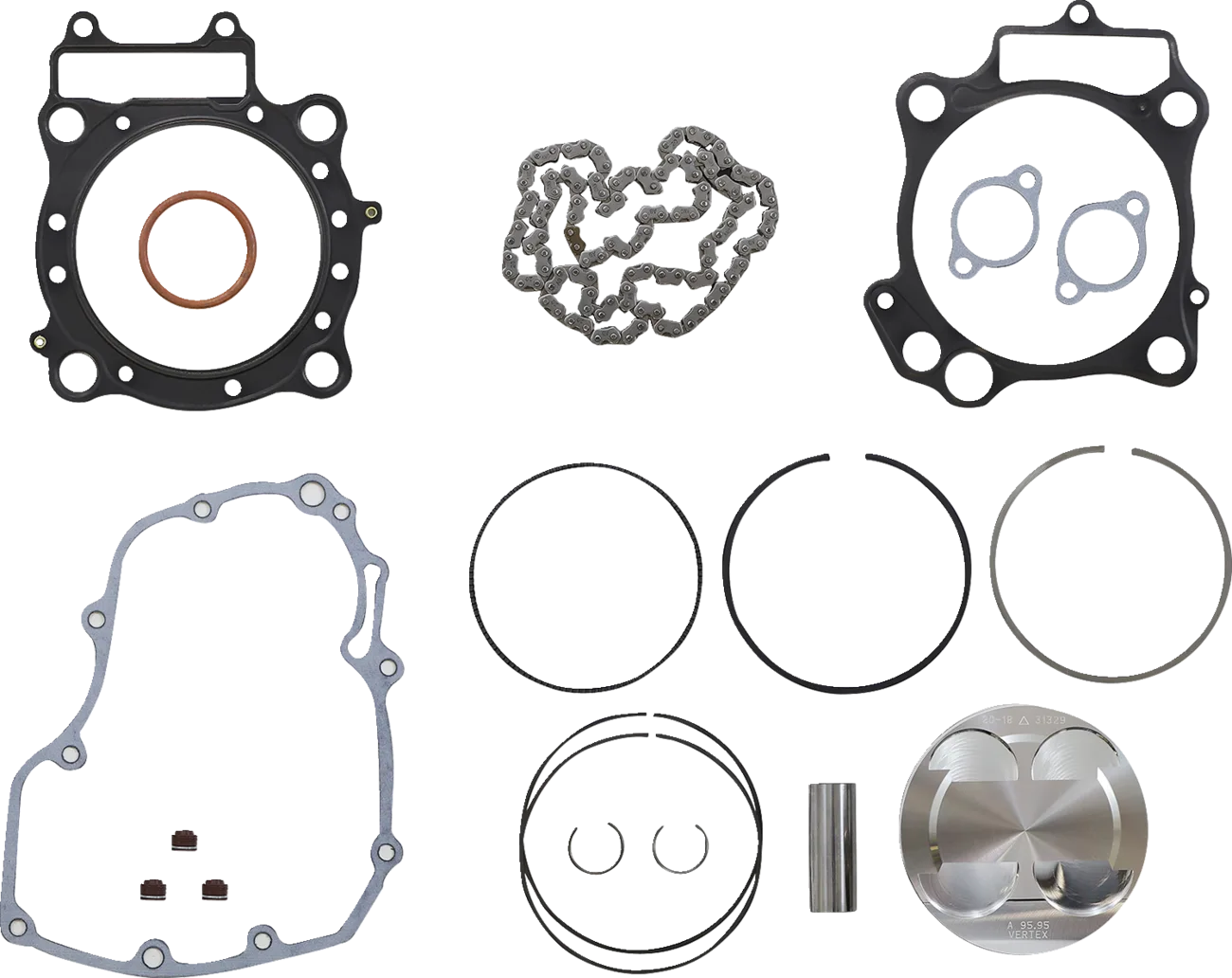 Top End Piston Kit Cast Replica for 4-Stroke