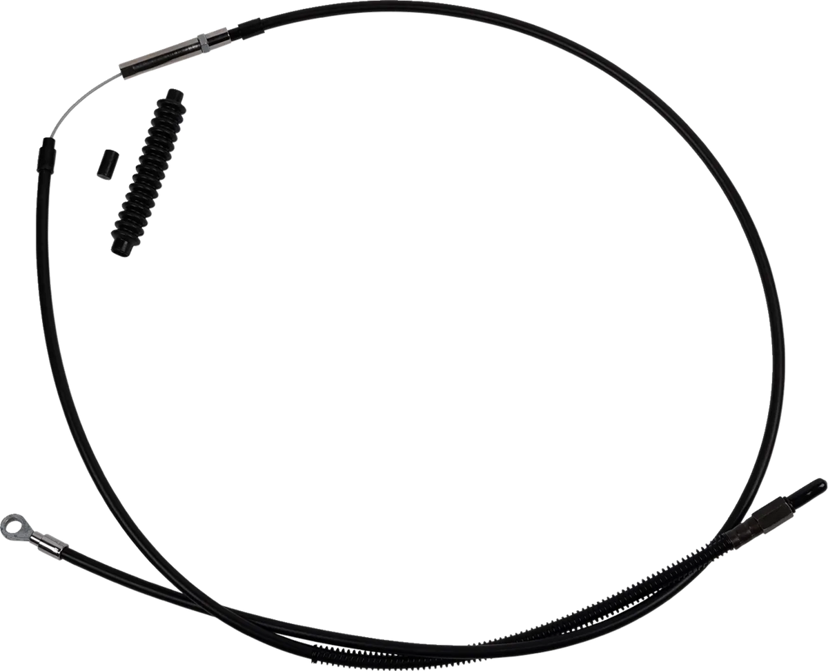 High-Efficiency Black Vinyl Clutch Cable