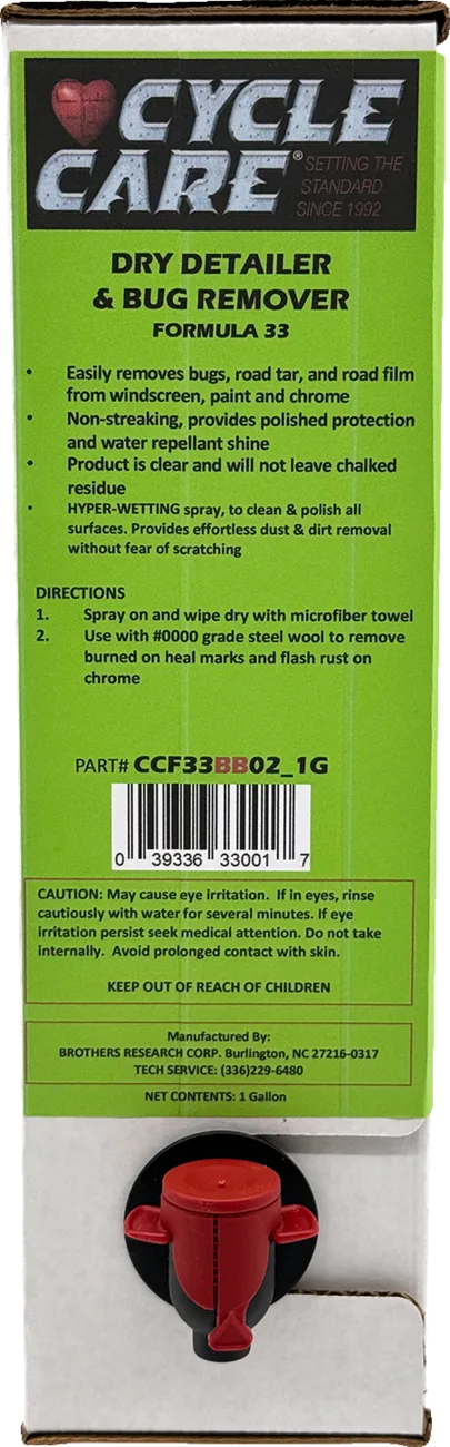 Formula 33 Spray & Wipe®, Bug Remover, Detailer, & Polish