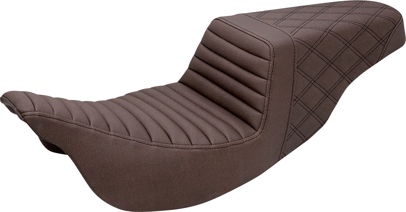 Step-Up Seat — Front Tuck-n-Roll/Rear Lattice Stitch