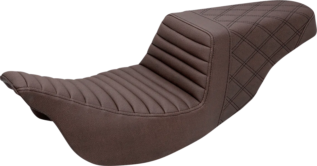 Step-Up Seat — Front Tuck-n-Roll/Rear Lattice Stitch